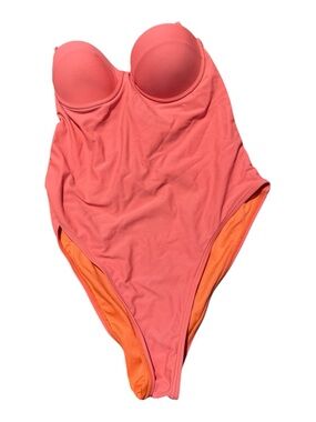 Nova Swimwear Coral One-Piece Swimsuit Size M